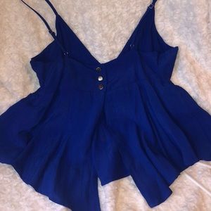 Royal blue cami